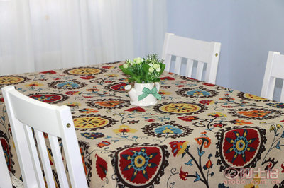 【戀尚生活廠家直銷家用太陽花田園酒店布藝棉麻長(zhǎng)方型茶幾桌布可定制LSZB-012】臨沂市蘭山區(qū)戀尚生活家紡商行 - 產(chǎn)品庫(kù)